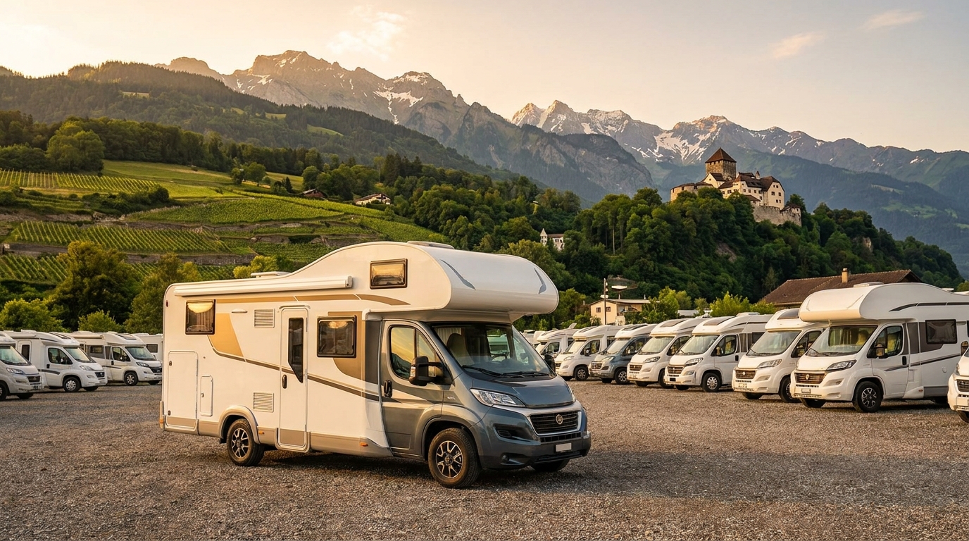 Map for RV Rental in Liechtenstein - Prices and Best Deals 2026